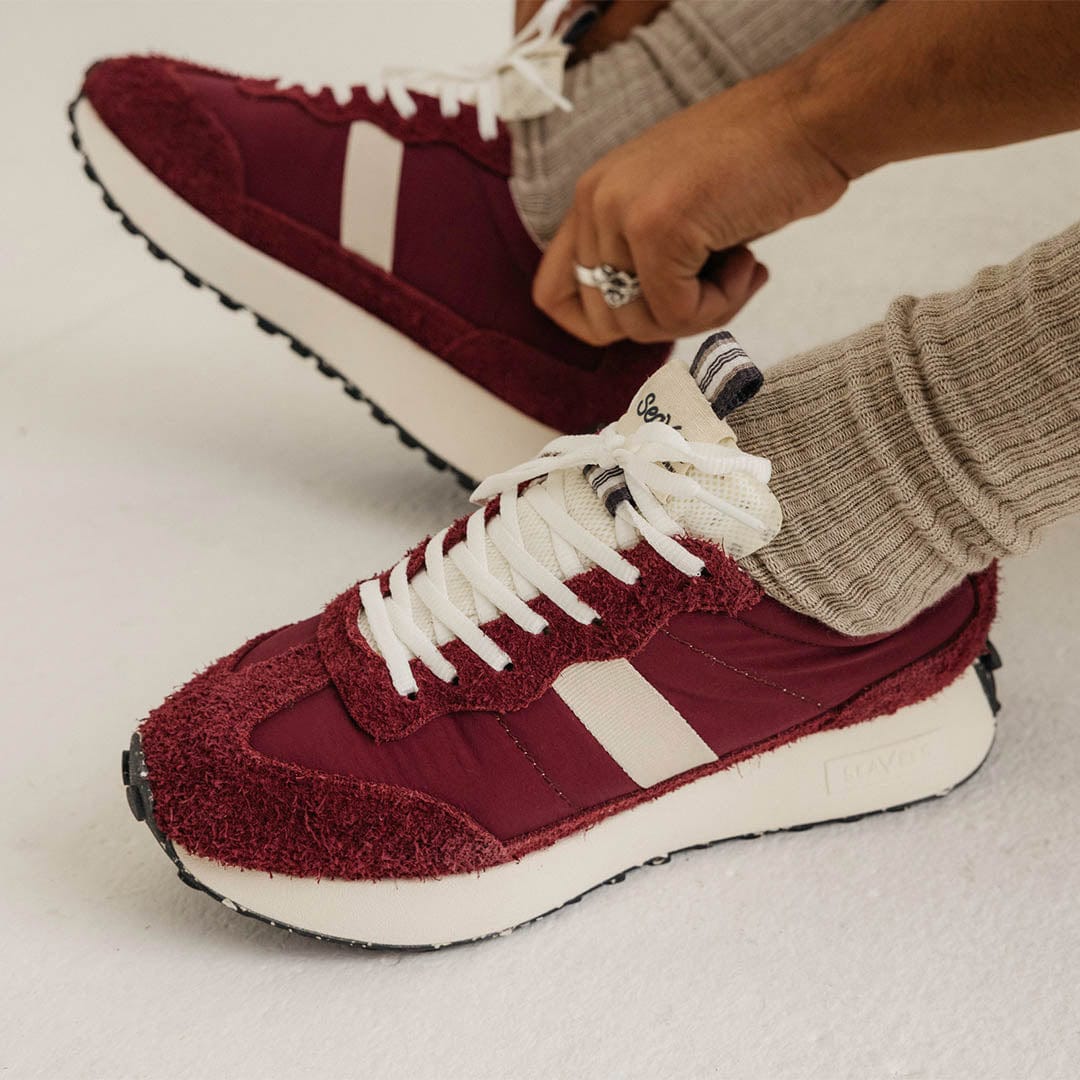 Mens - Acorn Trainer - Bordeaux - Image 6