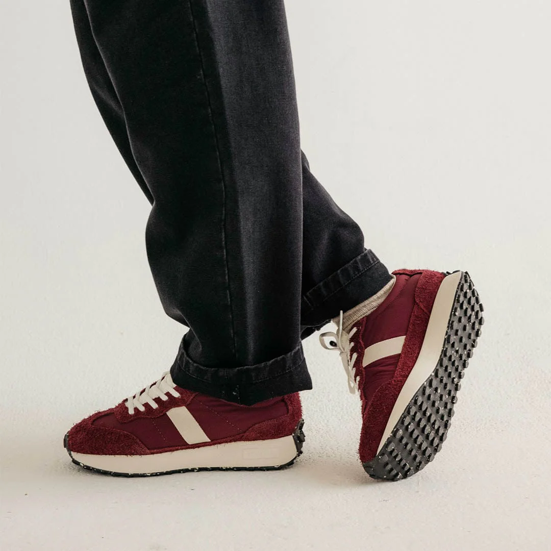 Mens - Acorn Trainer - Bordeaux - Image 8