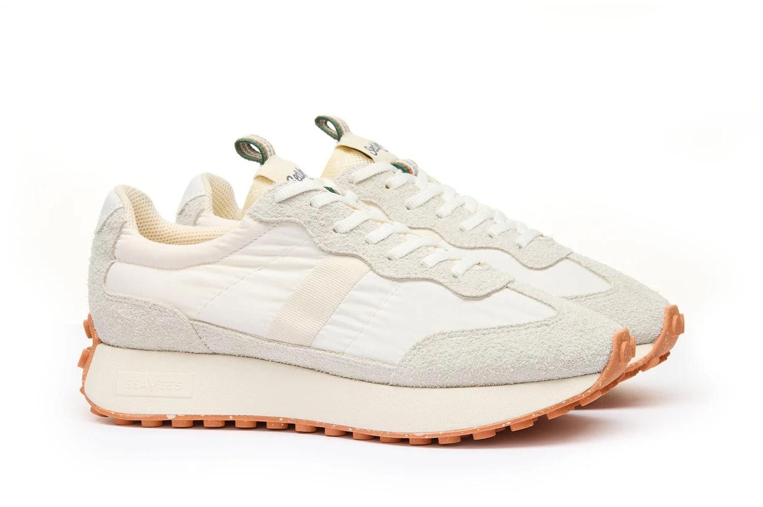 Mens - Acorn Trainer - White Clay - Image 2