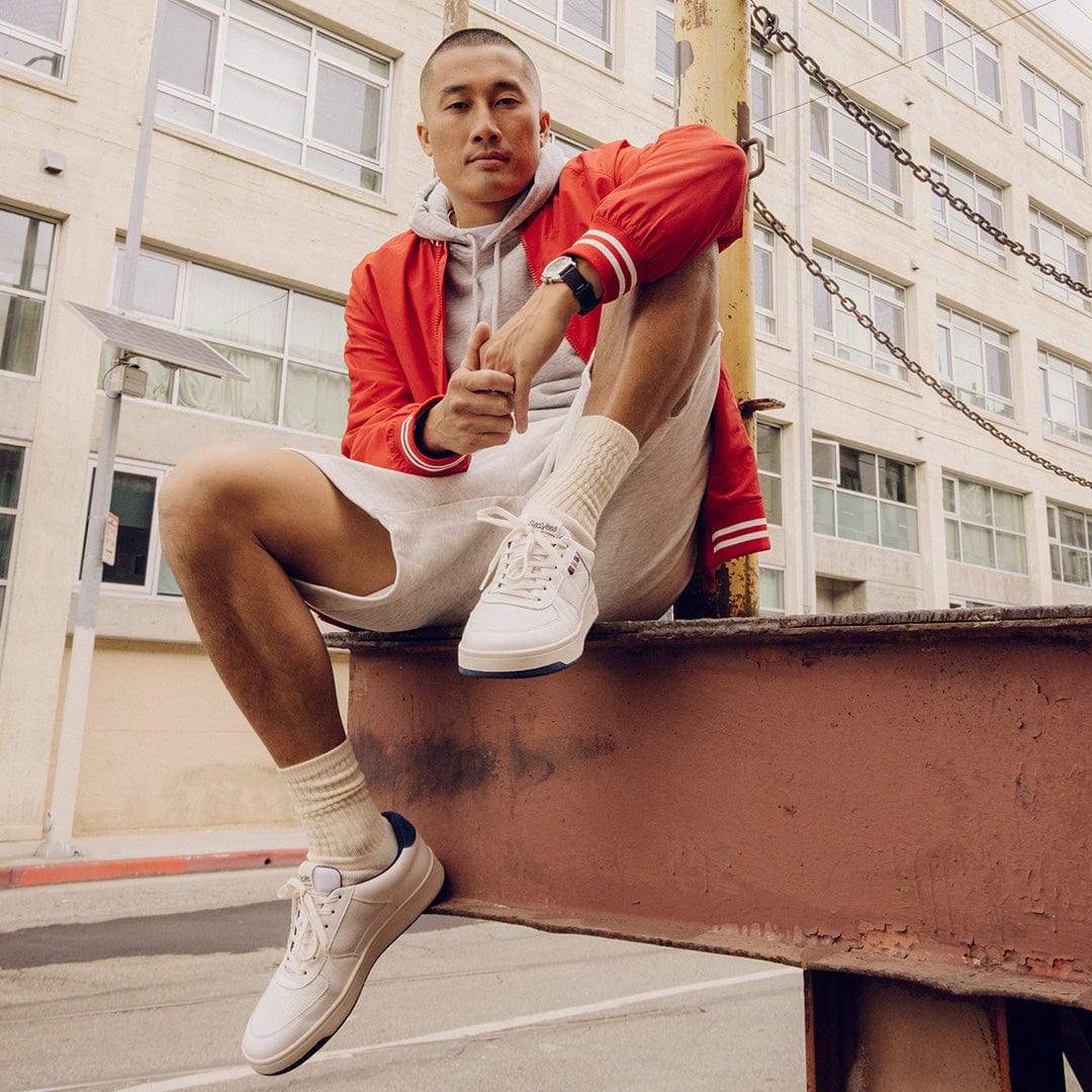 Mens - Cardinal Sneaker - White Navy - Image 6