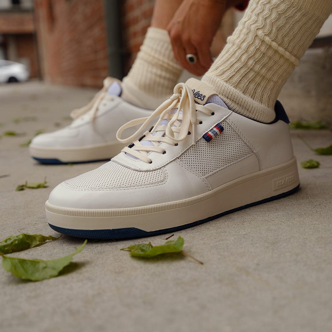 Mens - Cardinal Sneaker - White Navy - Image 7