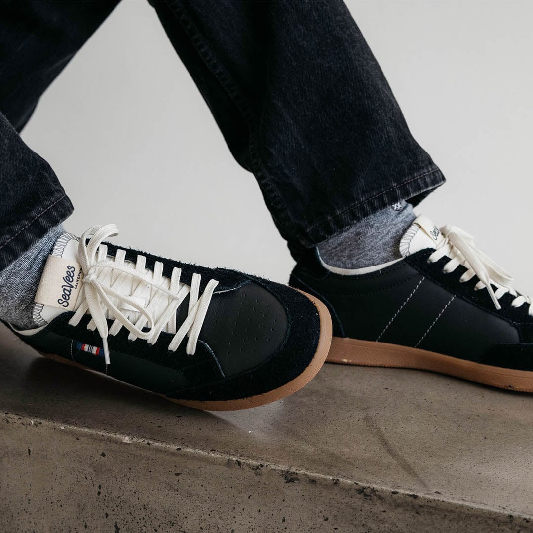 Mens - Clipper Sneaker - Black - Image 6