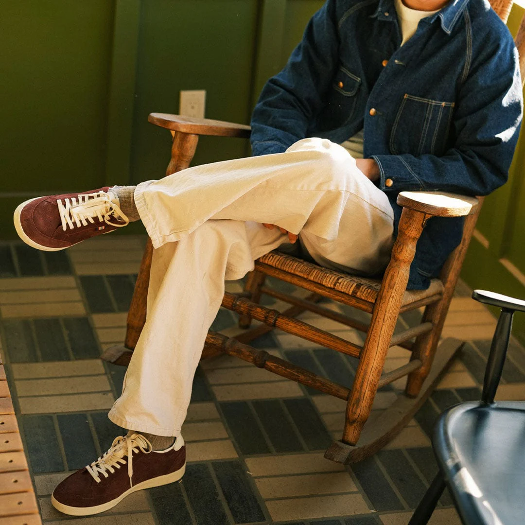 Mens - Clipper Sneaker - Plum - Image 6