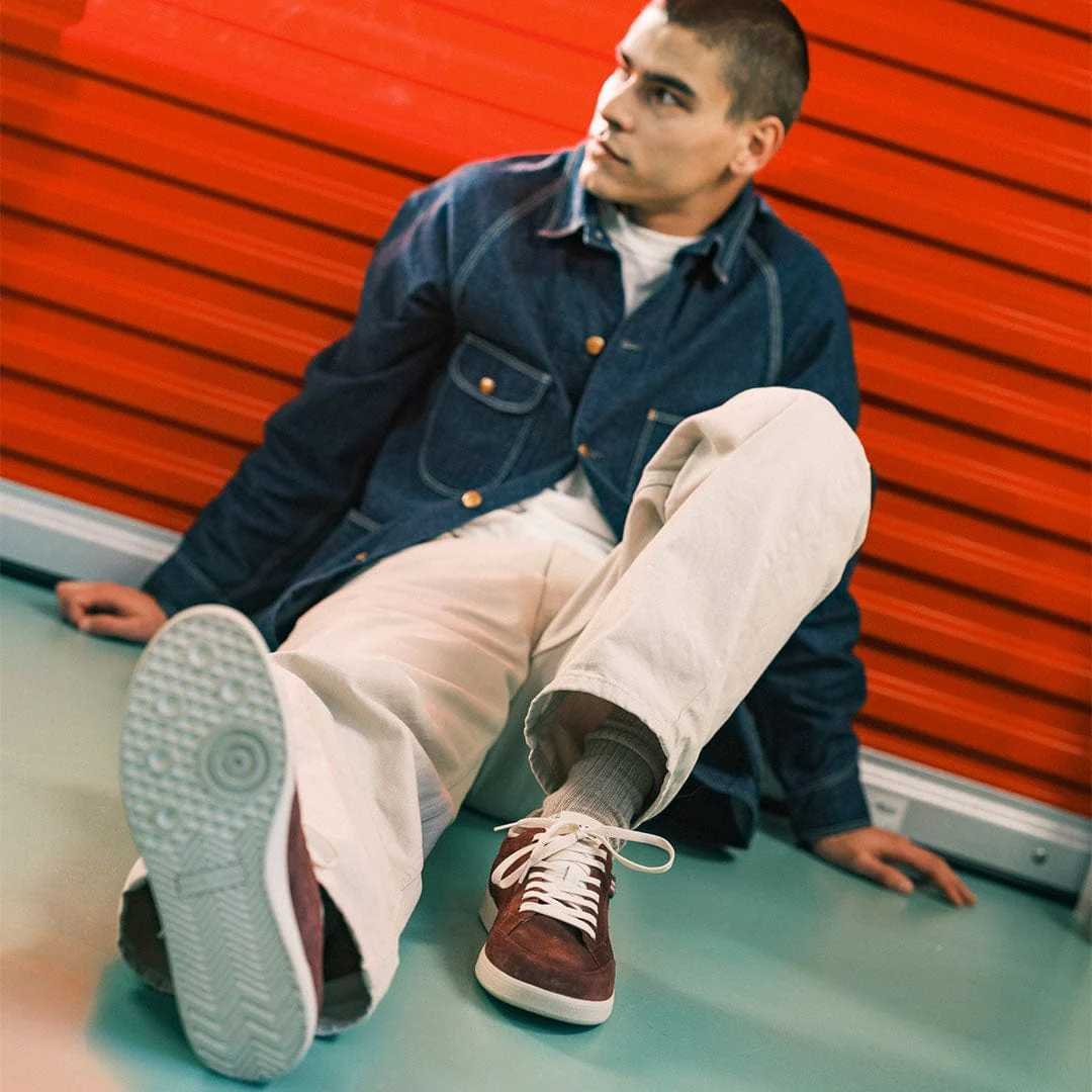 Mens - Clipper Sneaker - Plum - Image 8