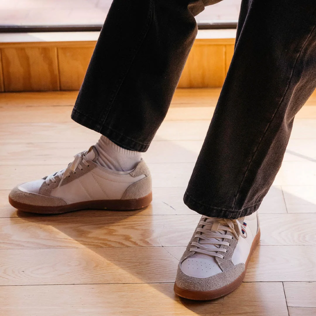 Mens - Clipper Sneaker - White - Image 10