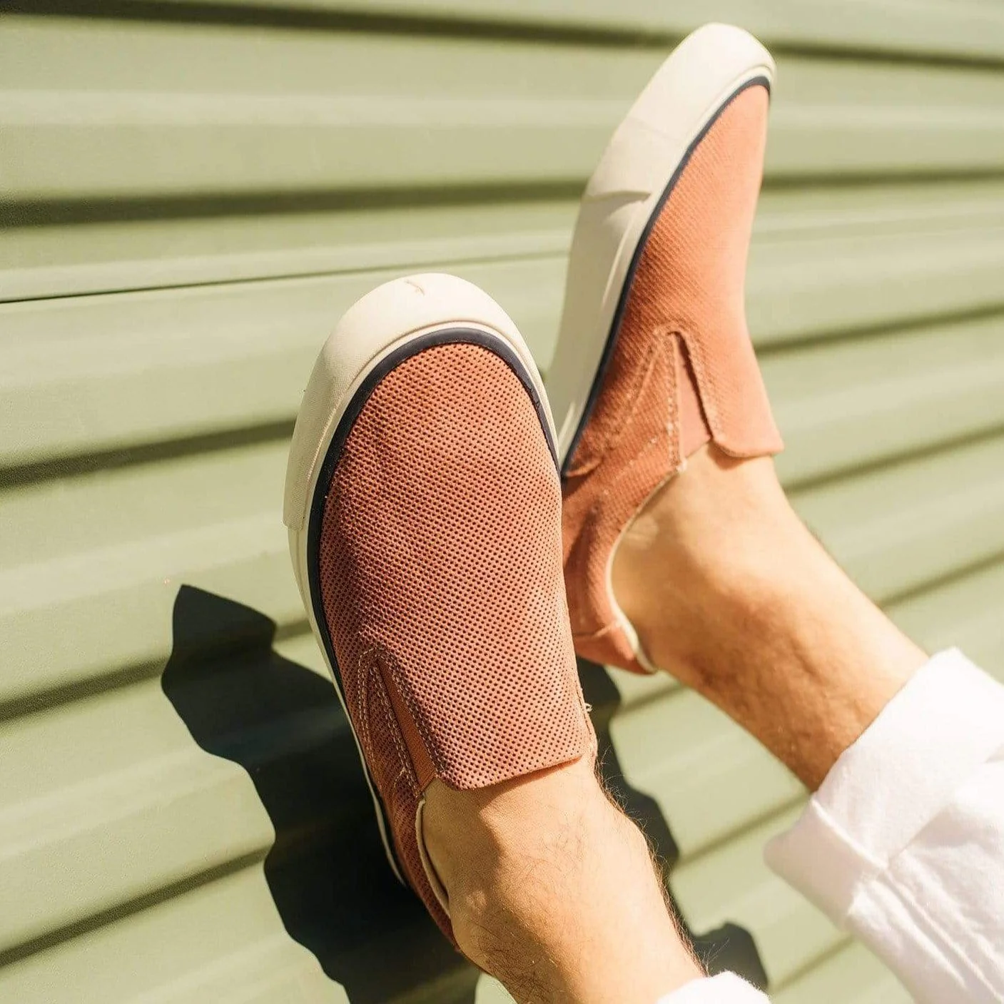 Mens - Hawthorne Slip On - Terracotta - Image 8