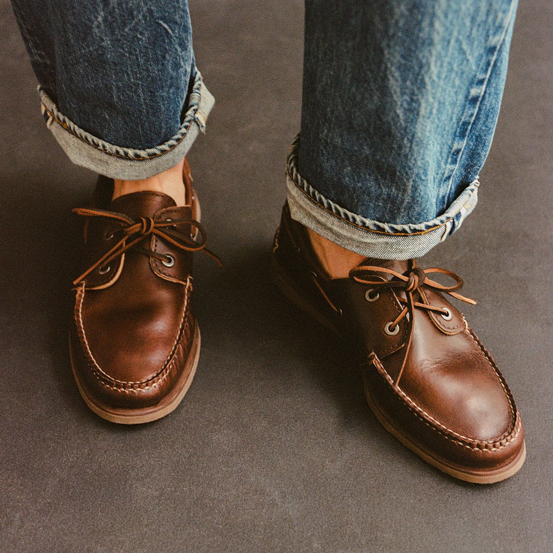 Mens - Landing Boat Shoe - Weathered Wood - Image 6