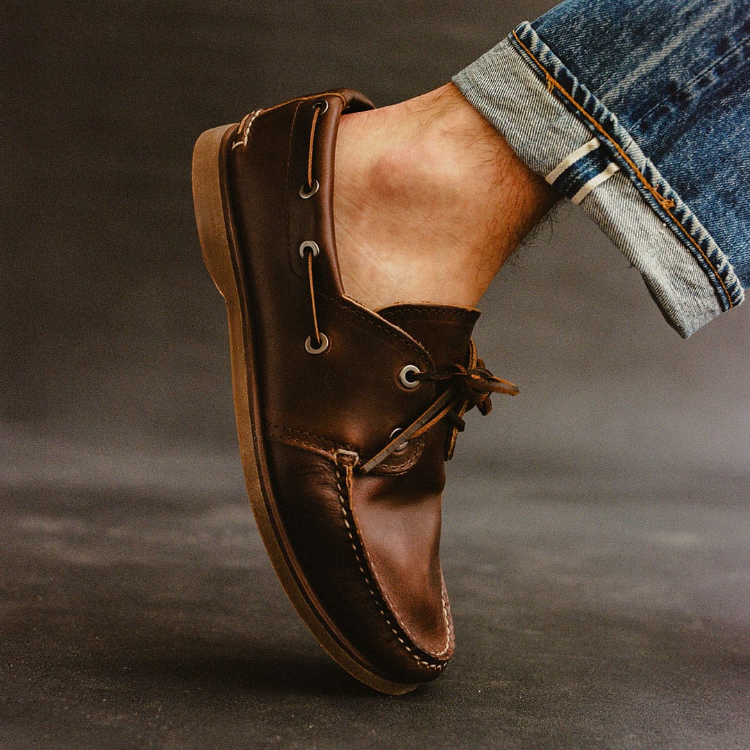 Mens - Landing Boat Shoe - Weathered Wood - Image 7