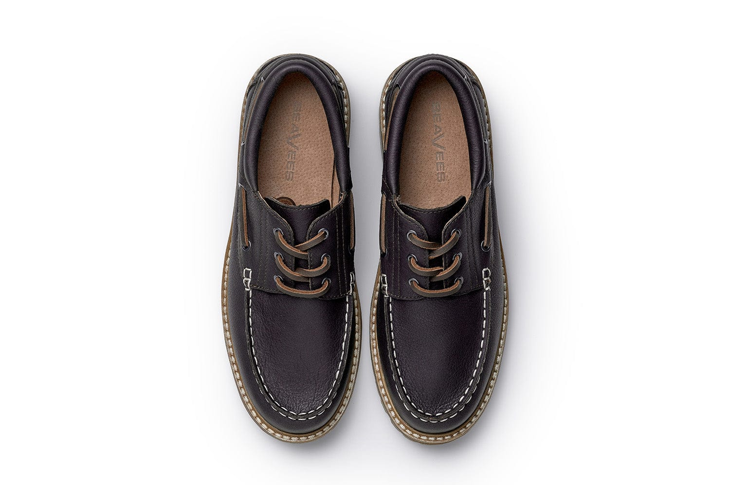 Mens - Larkspur Lug Boat Shoe - Dark Chocolate - Image 3