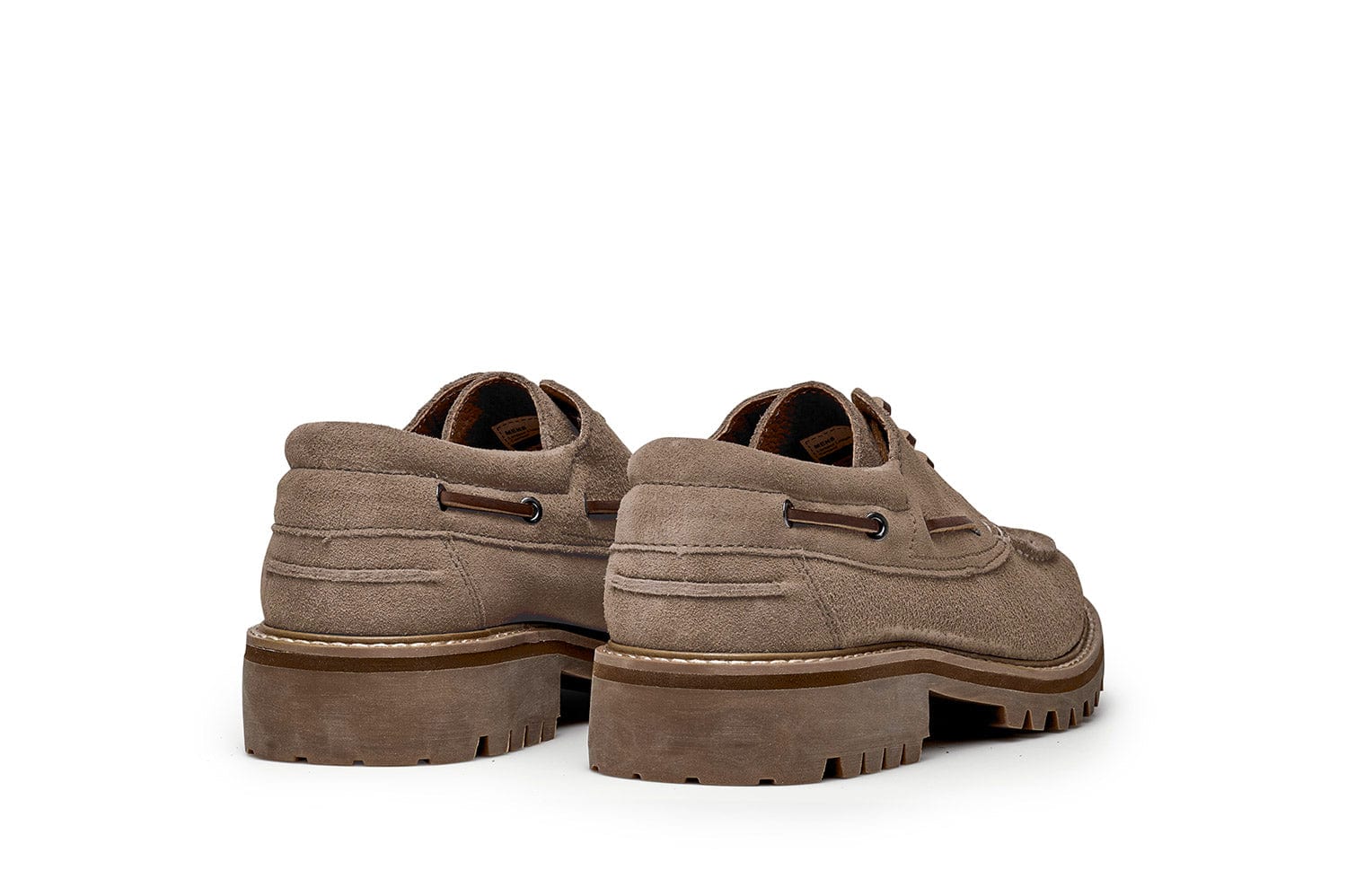 Mens - Larkspur Lug Boat Shoe - Cement - Image 4