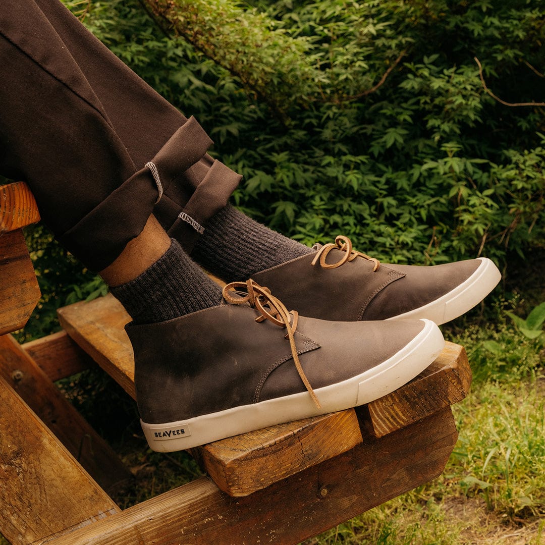 Mens - Maslon Desert Boot - Charcoal - Image 6