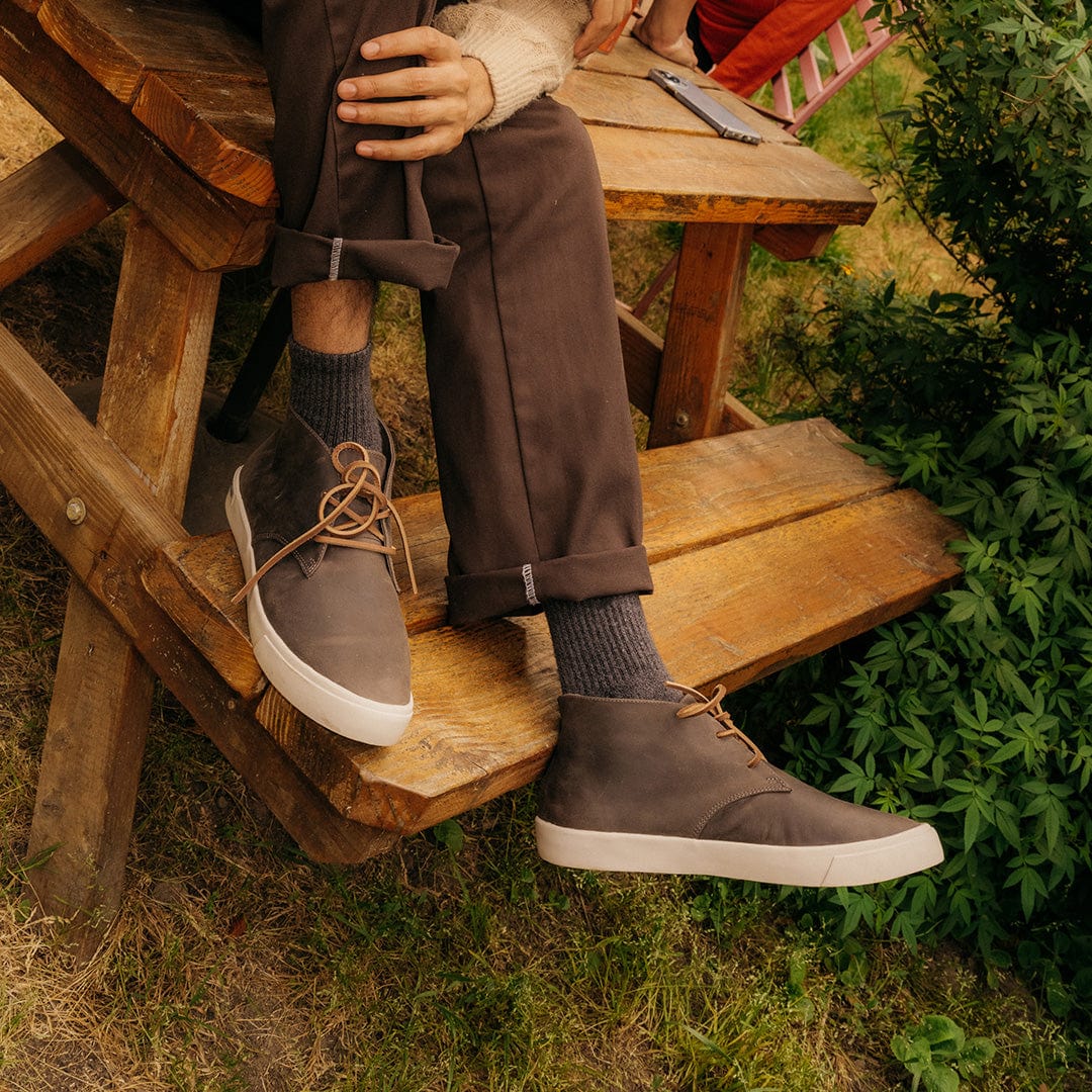 Mens - Maslon Desert Boot - Charcoal - Image 9