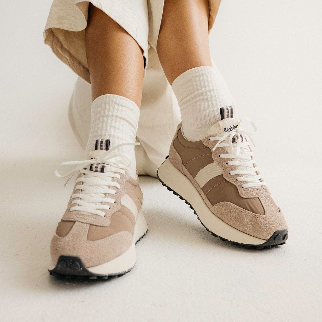 Womens - Acorn Trainer - Latte - Image 6