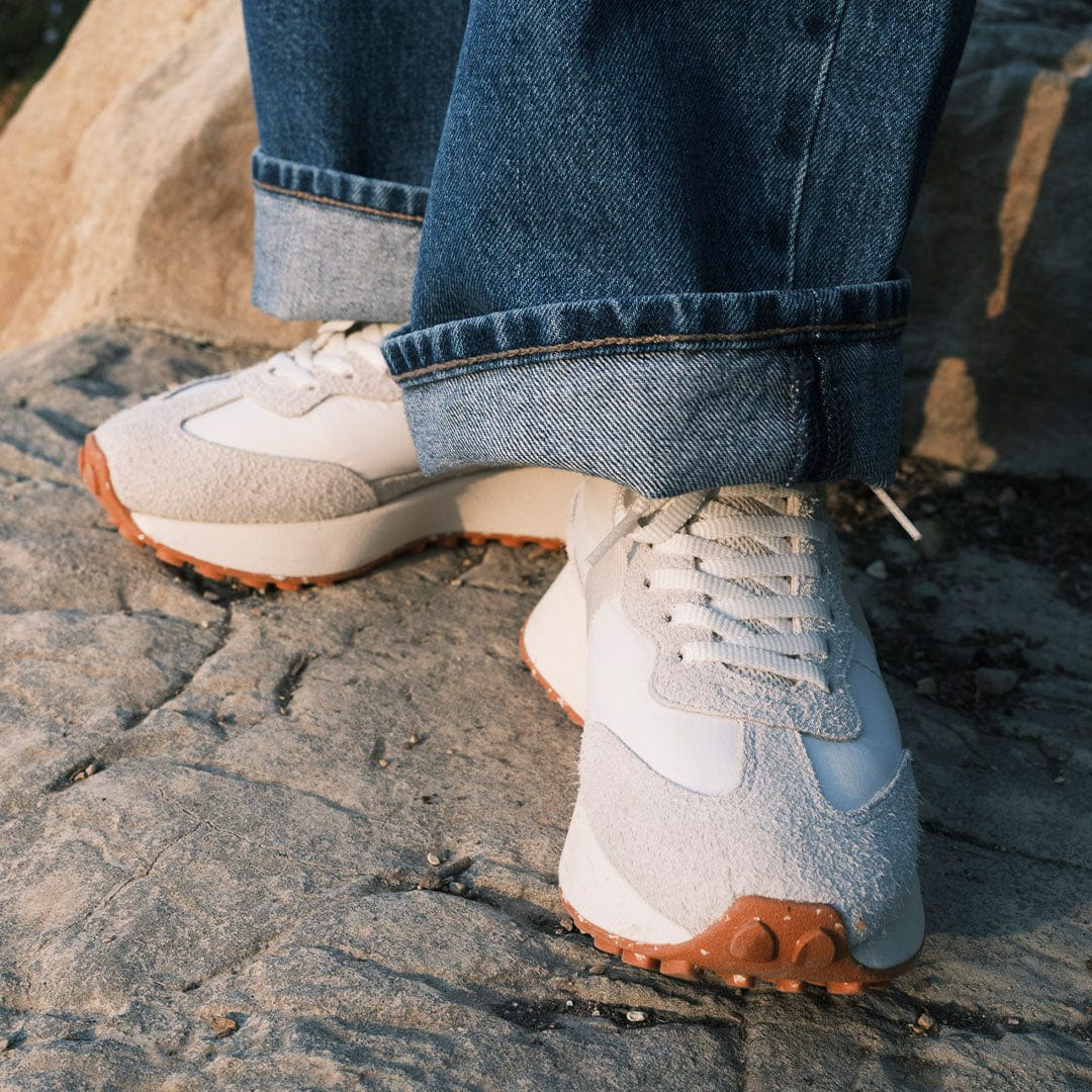 Womens - Acorn Trainer - White Clay - Image 7