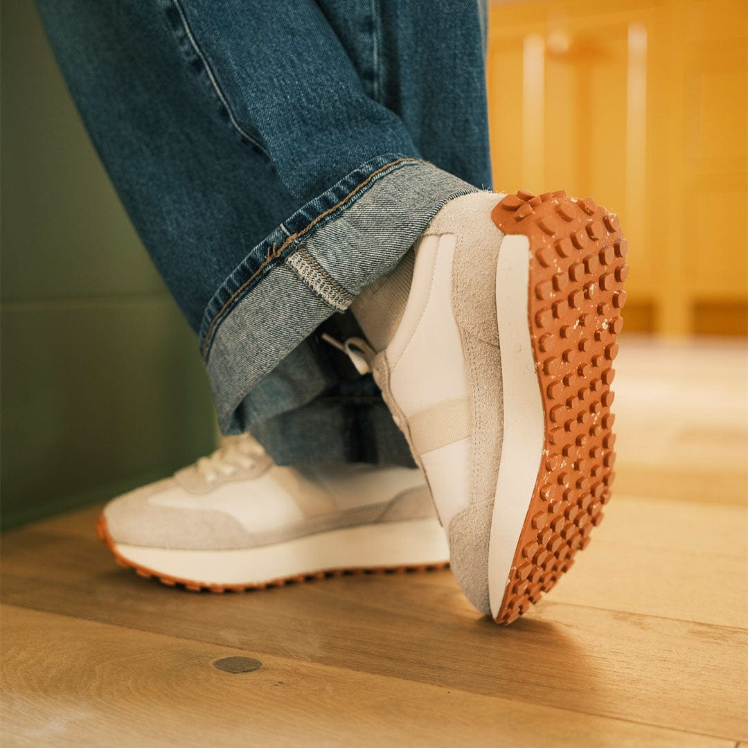Womens - Acorn Trainer - White Clay - Image 8