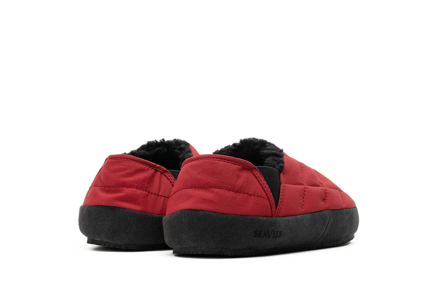 Womens - Après Puff Slip On - Redwood - Image 3