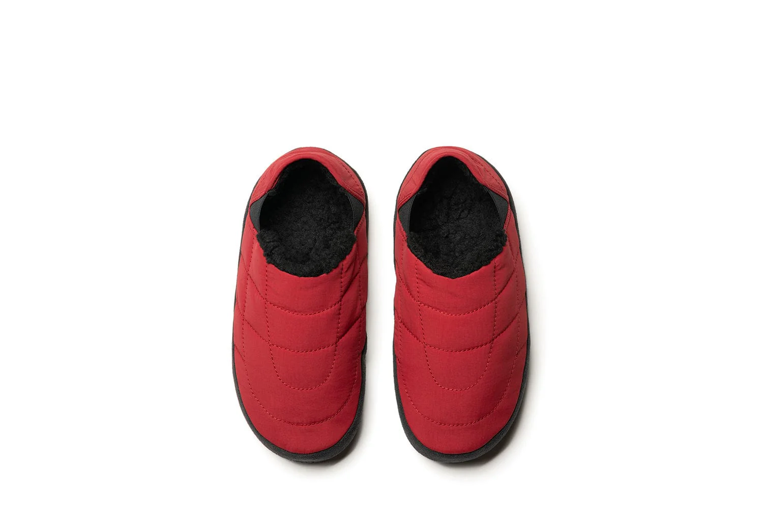 Womens - Après Puff Slip On - Redwood - Image 4