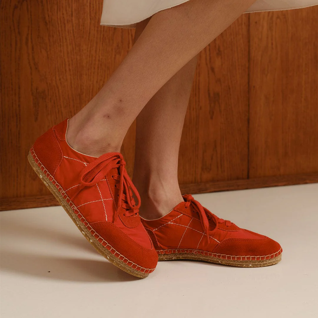 Womens - Avenue Espadrille - Strawberry - Image 9