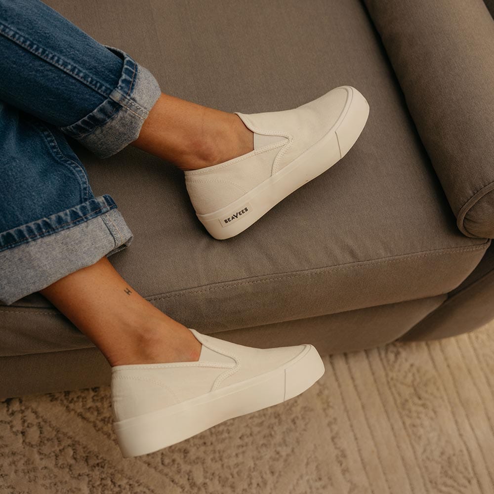 Womens - Baja Slip On Platform - Bleach - Image 7