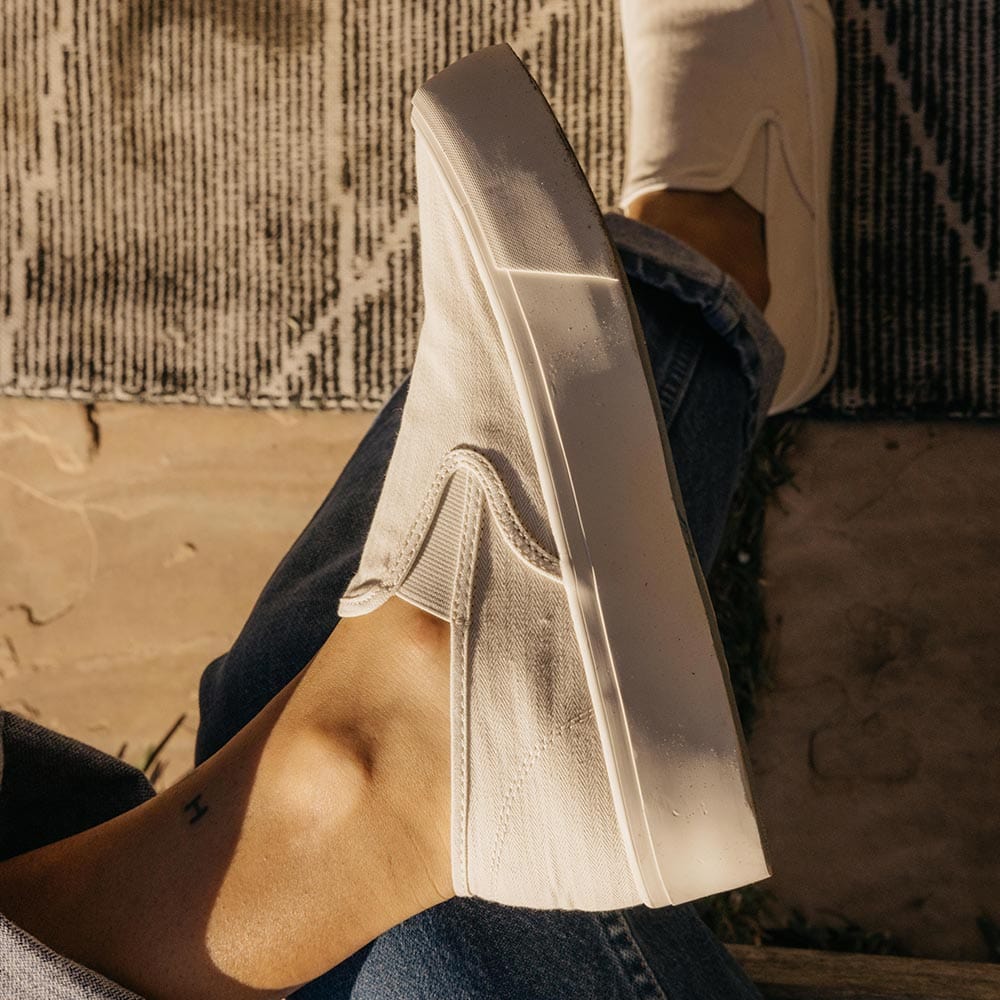 Womens - Baja Slip On Platform - Bleach - Image 9