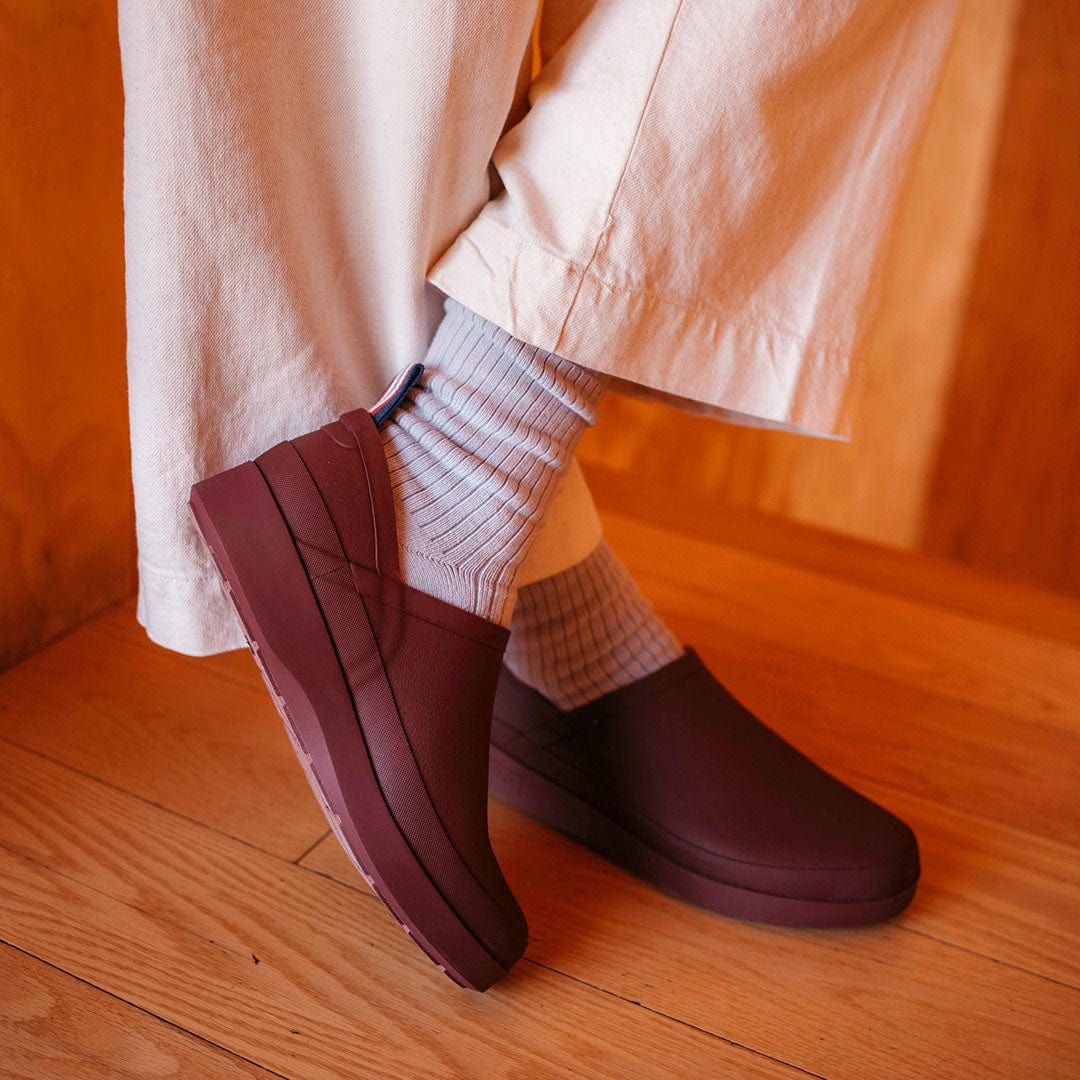 Womens - Calistoga Clog - Bordeaux - Image 9
