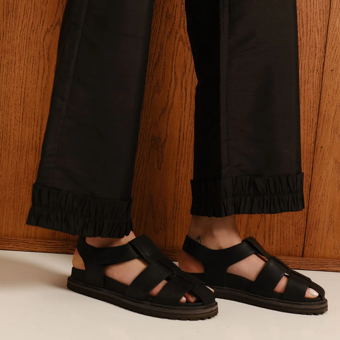 Womens - Cape Fisherman Sandal - Black - Image 9