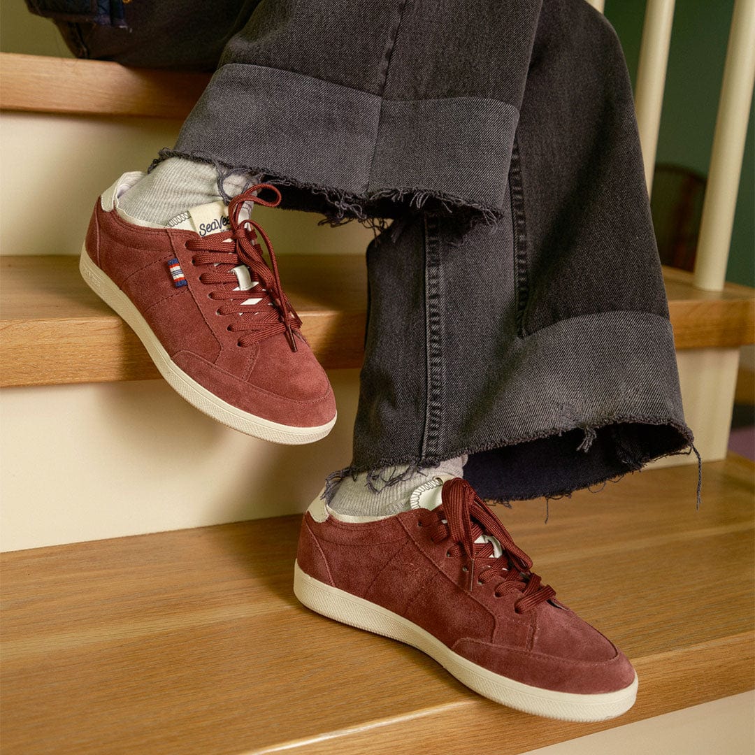 Womens - Clipper Sneaker - Plum - Image 10