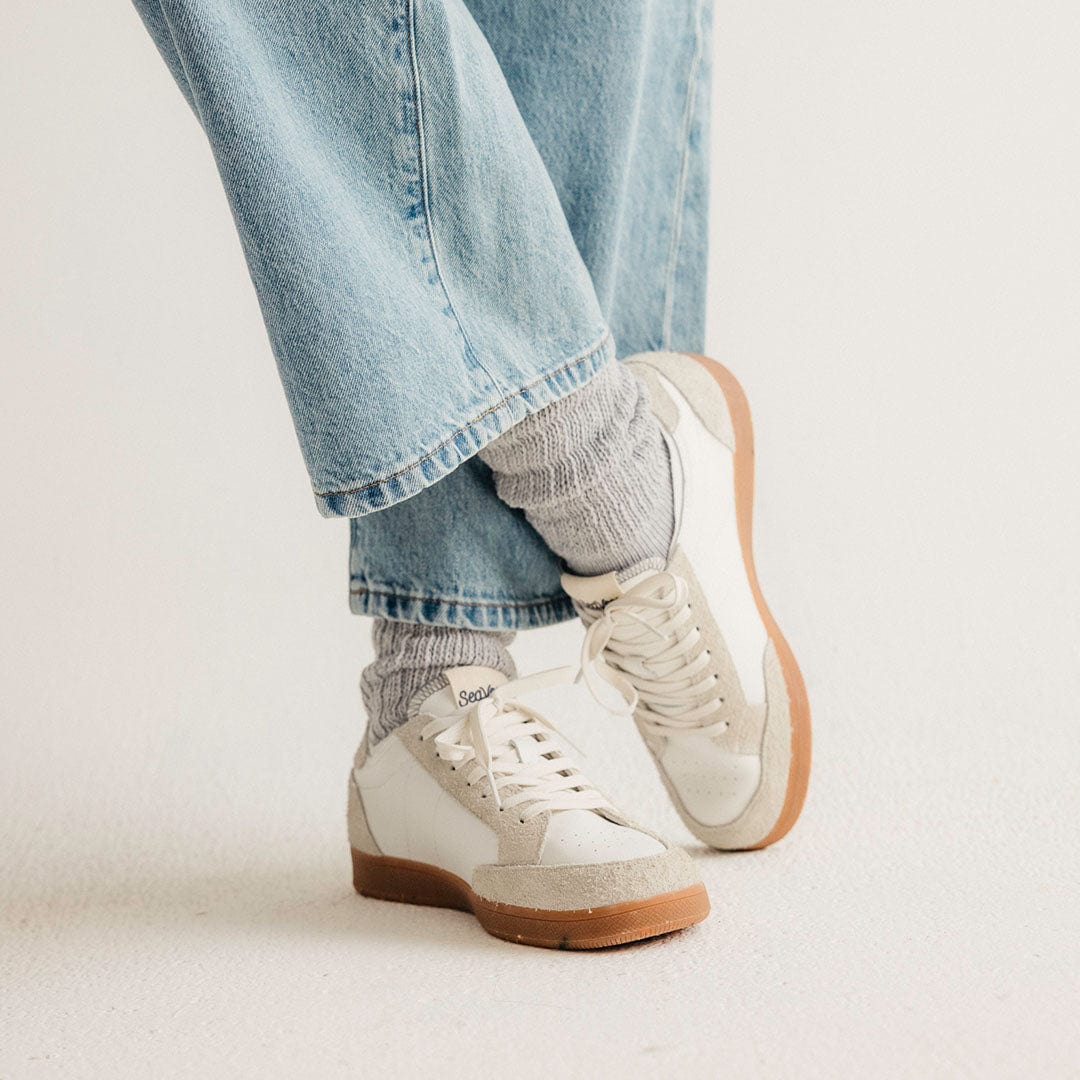 Womens - Clipper Sneaker - White - Image 9