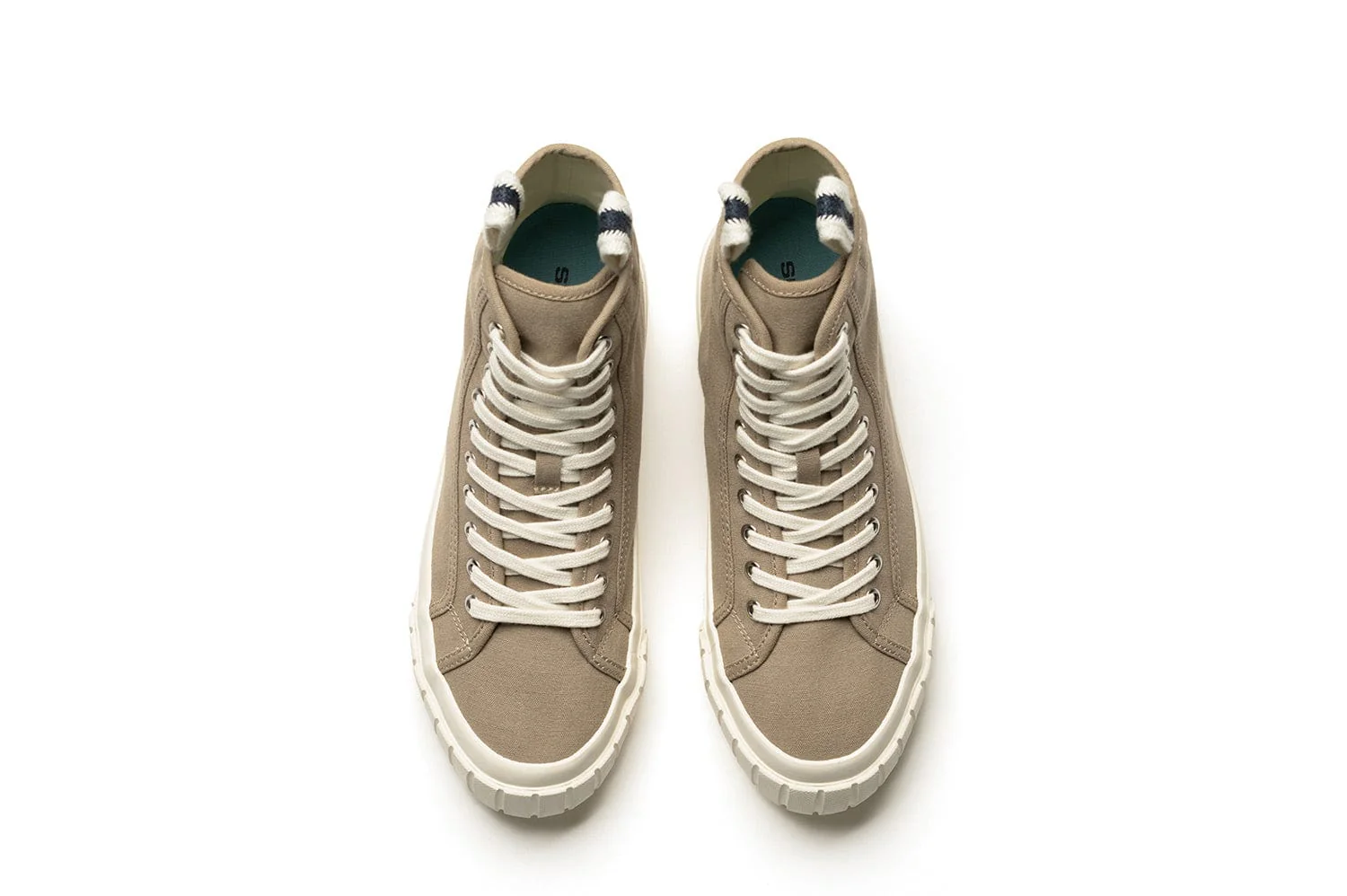 Womens - La Brea Lug High Top Platform - Stone - Image 4
