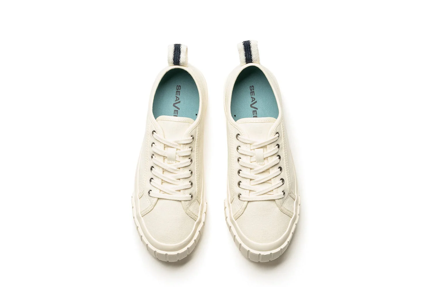 Womens - Melrose Lug Platform - White - Image 4