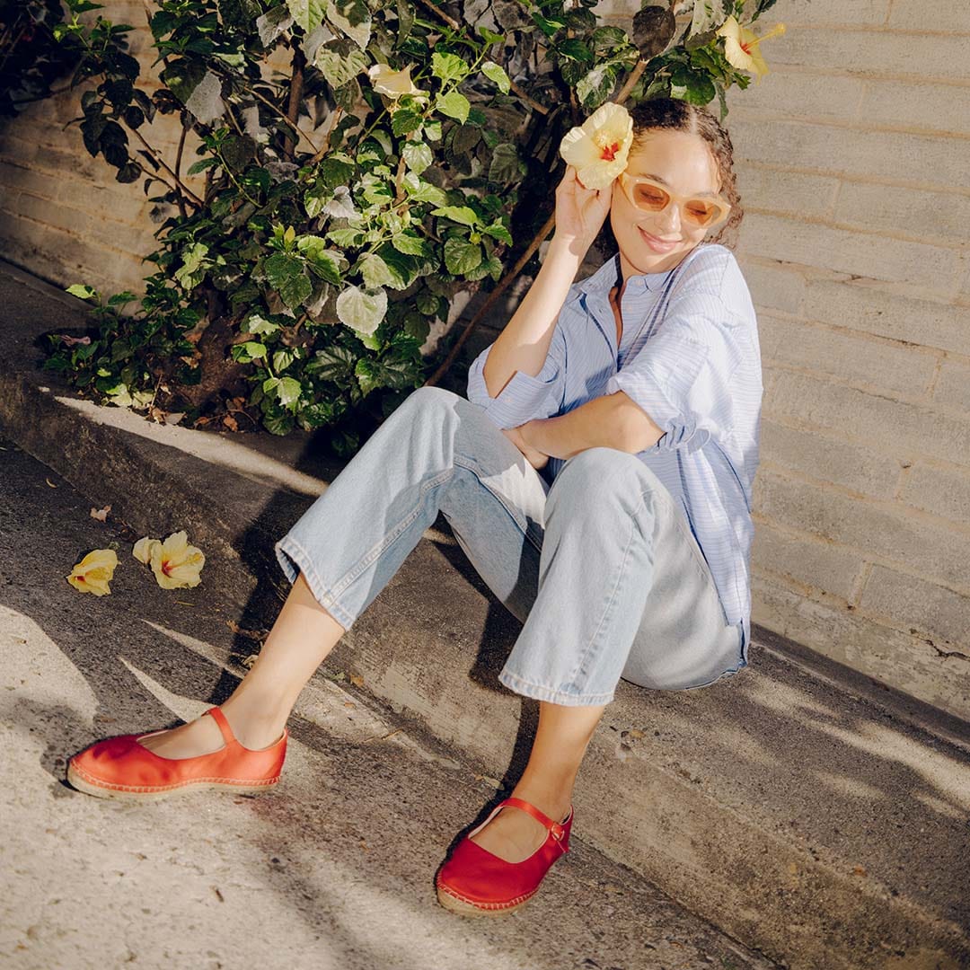 Womens - Miramar Espadrille - Strawberry - Image 8